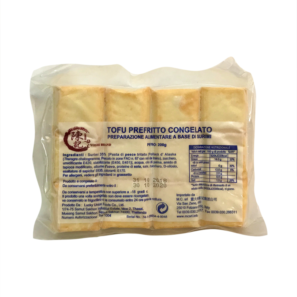 TOFU PREFRITTO CONG. 200GX50PZ 鱼豆腐